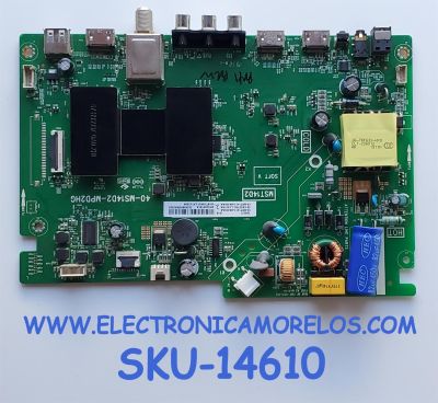MAIN PARA SMART TV TCL ROKU / NUMERO DE PARTE 08-MST1413-MA200AA / 40-MS14D2-MPD2HG / 08-CS32TML-LC327AA / 08-MST1413-MA300AA / V8-ST14K01-LF1V2084 / GTC005171A / DISPLAY ST3151A05-F VER.2.1 / MODELO 32S321	